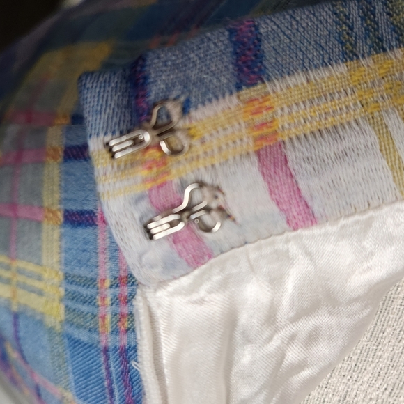 Givenchy Pastel Plaid Pencil Skirt - Picture 10 of 16